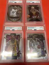 Panini Select LeBron James Lot Of 5 PSA 10 2014 #119 #57 2015 #47 2017 #122