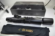 Rare Discontinued Burris Eliminator 4x12x42mm Laser Rifle Scope With Accessories