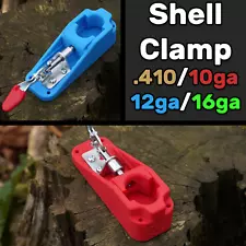 Shotgun Shell Hull Roll Crimp Clamp Vise - .410 / 10 / 12 / 16 Gauge