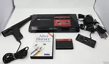 Sega Master System w/ OEM Controller, Light Gun, Cables & 2 Games - TESTED