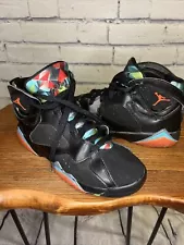 Jordan 7 Retro Barcelona Nights Size 7Y Sneakers Black Authentic