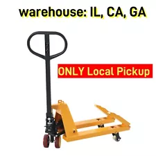 Only Local Pickup-XILIN Foldable Manual Pallet Jack 2200lb Load Cap. 5.9" Max