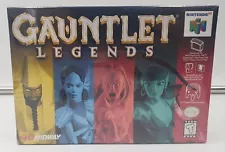 NEW FACTORY SEALED GAUNTLET LEGENDS N64 NINTENDO 64 VIDEO GAME AUTHENTIC RARE !!