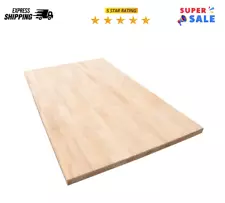 HARDWOOD REFLECTIONS Butcher Block ??? 4' L x 25" D x 1.5" Hevea-