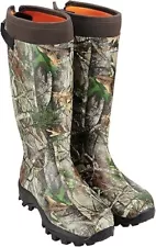 HISEA Men's Neoprene Waterproof Insulated Rubber Hunting Boots Camo Vista size 9