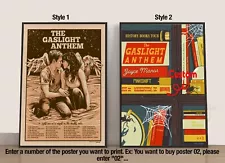 The Gaslight Anthem History Books Summer 2024 US Tour Custom Date & City Poster