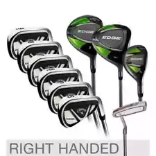 Callaway Edge 10-Piece RH Golf Club Set with Steel Irons NEW IN BOX (GREEN)