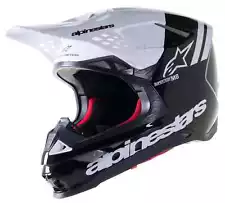 Alpinestars Supertech M8 Radium 2 MX Offroad Helmet Black/White