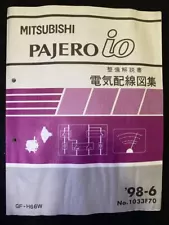 2211 Mitsubishi Pajeroio Pajero Io '98-6 Maintenance Manual Electric Wiring Diag