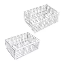 Pigeon Trap Cage 40x30x26cm Bird Trap Cage for Meat Pigeons Chicken Garages