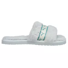 Puma Fluff Remix Slide Womens Green Casual Sandals 385240-08