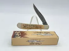 PARKER USA 95153D ABCA Yours For Life Damascus Bone Jack Knife NEAR MINT IN BOX