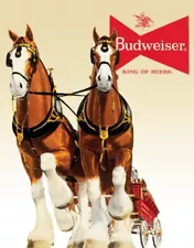 New Tin Signs Budweiser Clydesdale Team 1631