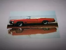 1970 BUICK WILDCAT CUSTOM CONVERTIBLE Postcard