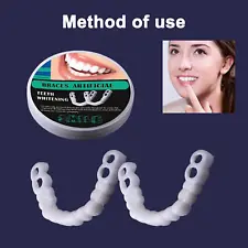 Temporary Fake Teeth Mold Instant Smile Beautiful Denture Veneers for Adults