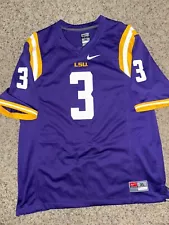 Odell Beckham Jr. #3 LSU NCAA Nike Football Jersey Size XL Mens Purple