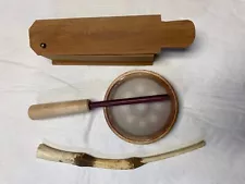 Turkey Call Trio !! Trumpet,Box,and Glass Pot . All well built. Great Value !