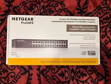 Netgear ProSafe 24-Port 10/100 Mbps Fast Ethernet Switch JFS524-v2