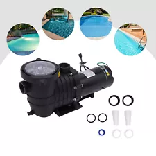 2HP Swimming Pool Pump Self Priming w/Strainer Basket In/Above Ground 115/230V