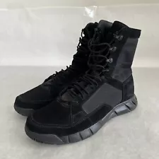 Oakley SI Light Patrol Tactical Boots Sz 10.5 Black Suede Leather Military