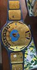 Blue WWE Big Eagle Championship Replica Title Belt