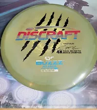 Discraft Paul McBeth Buzzz FIRST RUN 4x CLAW - USED (SEE PICS!!)