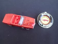 1968 Hot Wheels Redline Red Custom Firebird Mint w/Button MUST SEE!!