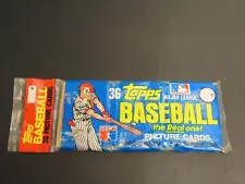 1981 Topps MLB Baseball Sealed Unopened Grocery Rack Pack