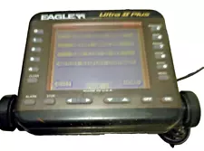 Eagle Ultra II Plus Fish Finder/Speed/Transducer/Power cable/Tested/Complete