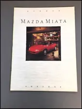 1991 Mazda Mx-5 Mx5 Miata 16-page Car Sales Brochure Catalog - Convertible