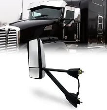 Kenworth T600 T660 T800 Series Chrome Heat Power Mirror Assembly Driver Side (For: 2007 Kenworth)