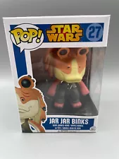 Funko POP! Star Wars Blue Box Jar Jar Binks #27 Vinyl Figure DAMAGED BOX