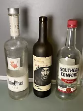 Lot Of 3 Liquor Bottles