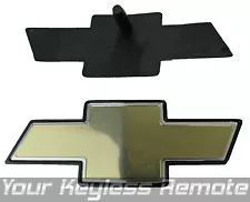 Bow Tie Gold Black Medallion Emblem Logo Grill Front For 1990-1994 Chevy Lumina (For: More than one vehicle)