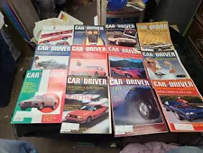 Vintage 1982 Car and Driver Magazine Complete Full Year 12 Issues Jan-Dec