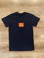 Cactus Jack Travis Scott X McDonalds Sesame T Shirt Size Small Black Hype