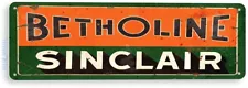 Betholine Sinclair Gas Oil Sign, Station, Garage, Auto Shop, Retro Tin Sign A110