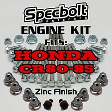 CR 80 85 Engine Rebuild Bolt Kit for Honda Specbolt OEM ZINC Factory CR80 CR85