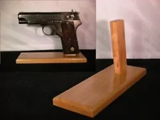 CZ-Zastava 9mm Cherry Wood Display Stand