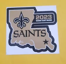 2023 New Orleans Saints Season Ticket Holder Sticker