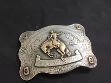 CASEY TIBBS AMERICAN RODEO LEGENDS 1951 TROPHY BELT BUCKLE