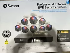 Swann Professional Enforcer NVR Security System 8-Camera 16-Channel 4K Ultra HD