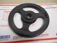 8" Diameter X 3/4" W Idler Pulley with 1" Roller Bearing / For 1 Center Rib Belt