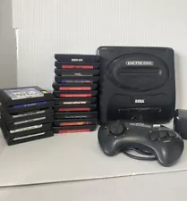 Sega Genesis Model 2 Console Bundle With 20 Games Tested & Working