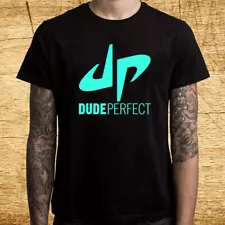 Dude Perfect Famous Vlogger Men's Black T-Shirt Size S-5XL