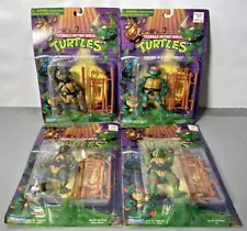 Teenage Mutant Ninja Turtles Lot (4) Original 90’s Toys R Us (playmates)