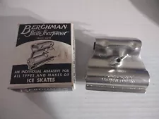 Vintage Berghman Skate Sharpener / Individual Abrasive For Ice Skates