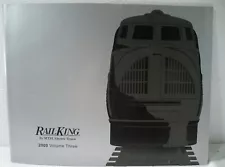 MTH Rail King Electric Trains - Volume 3 - Silver Cover - New Old Stock