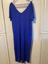 Womens Size XL Royal Blue Jumpsuit