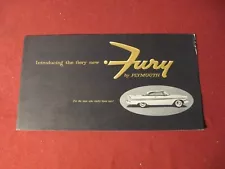 1957 Plymouth Fury Sales Brochure- Original